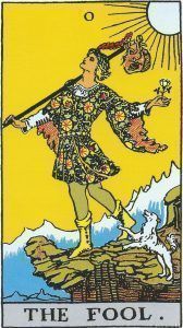 El Loco en el Tarot Rider Waite. Simbología, significado y atribución astrológica.
