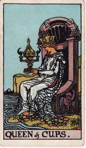 reina de copas tarot Rider Waite