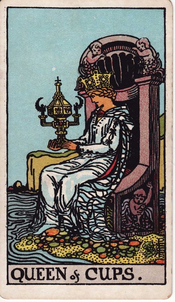 reina de copas tarot Rider Waite