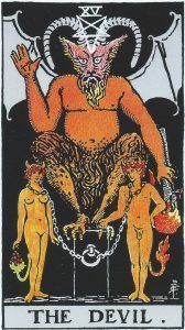 El Diablo en el Tarot Rider Waite, simbologia y significado
