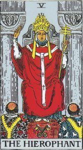 Significado de El Hierofante Tarot Rider Waite