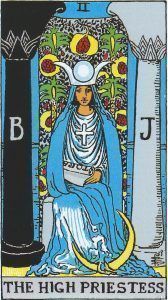 Significado de La Sacerdotisa Tarot Rider Waite