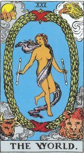 El Mundo en el Tarot Rider Waite. Significado y simbolismo
