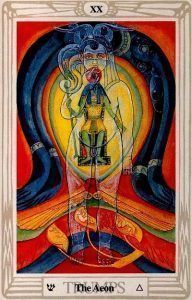 El Eón en el Tarot de Thoth. Significado y simbolismo.