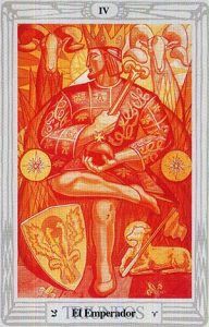 Emperador en el Tarot de Thot. Simbología, significado y relación con el signo Aries.