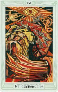 La Torre en el Tarot de Thoth, simbolismo y significado.