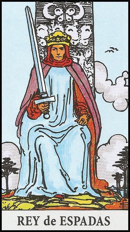 Rey de Espadas en el Tarot Rider Waite