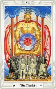 El Carro en el Tarot de Thoth. Significado, simbología y su relación con Cáncer.