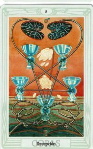 cinco de copas en el Tarot de Thoth