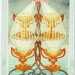 cuatro de copas en el Tarot de Thoth