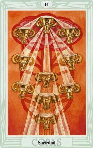 diez de copas Tarot Thoth