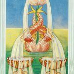 dos de copas en el Tarot de Thoth