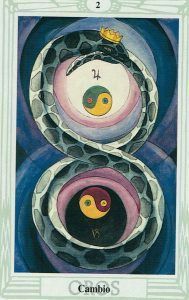 dos de oros tarot de Thoth