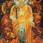El Hierofante en el Tarot de Thoth, significado, simbolismo y relación con Tauro.