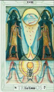 La Luna en el Tarot de Thoth. Significado y simbolismo completo.