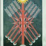Nueve de bastos en el Tarot de Thoth