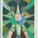 nueve de oros en el Tarot de Thoth