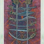ocho de espadas Tarot Thoth