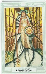 sota de oros en el Tarot de Thoth