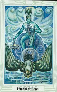 Principe de Copas Tarot de Thoth