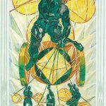 Principe de espadas en el Tarot Thoth