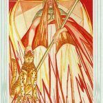 reina de bastos tarot de Thoth