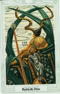 Reina de oros en el Tarot Thoth