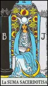 La Sacerdotisa Tarot Rider Waite. Simbología y significado