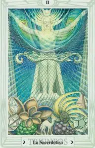 La Sacerdotisa en el Tarot de Thoth. Simbolismo, significado y relación con La Luna.