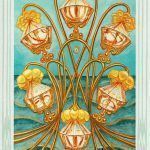 seis de copas en el Tarot de Thoth