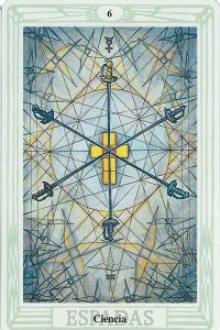 seis de espadas tarot de thoth