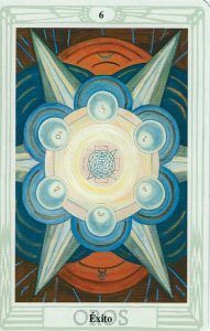 seis de oros tarot de Thoth