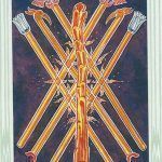 Siete de Bastos en el Tarot de Thoth. Significado y simbología.