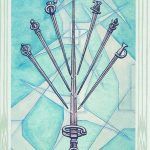 siete de espadas en el Tarot de Thoth