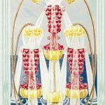 tres de copas en el Tarot de Thoth