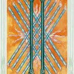 diez de bastos en el tarot de thoth