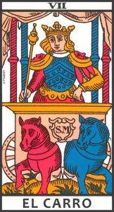 Simbología y significado del Carro en el Tarot de Marsella