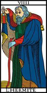 Simbología y significado del Ermitaño en el Tarot de mrasella