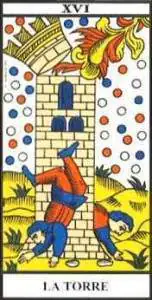 La Torre en el Tarot de Marsella. Simbolismo y significado profundo.
