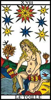 Significado y simbología completa de La Estrella en el Tarot de Marsella
