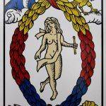 Simbología y significado del Mundo en el Tarot de Marsella.