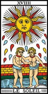 Simbología y significado del Sol en el Tarot de Marsella