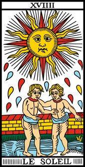 Simbología y significado del Sol en el Tarot de Marsella