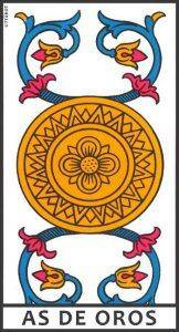 As de Oros en el Tarot de Marsella