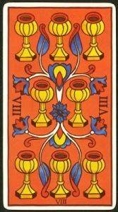Ocho de Copas Tarot de Marsella