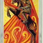 Rey de Bastso Tarot de Thoth