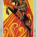 Rey de Bastso Tarot de Thoth