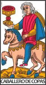 Caballero de Copas Tarot de Marsella